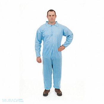 INTERNATIONAL ENVIROGUARD Disposable Coverall Blue 4XL PK25, 6XMW9