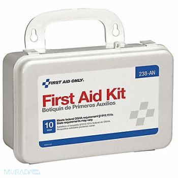 FIRST AID ONLY First Aid Kit Bulk White 60 Pcs 10 Ppl, 6XND5