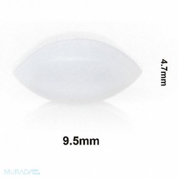 SP SCIENCEWARE SPINBAR STIR BAR EGGSHAPE 3/8X3/16, 6XPA5