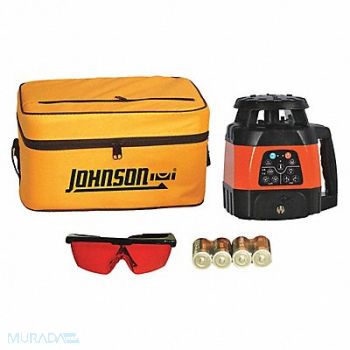 JOHNSON Rotary Laser Level Int/Ext Red 1500 ft., 6XUR4