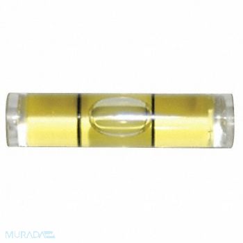 JOHNSON Level Vial Acrylic 0.960 In L PK25, 6XUU5