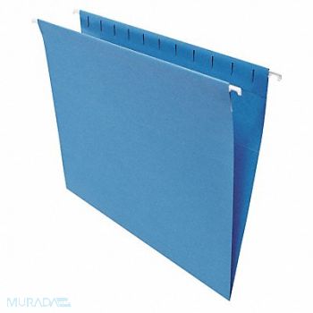 UNIVERSAL ONE Hanging File Folders Letter Blue PK25, 6XWC7