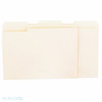 UNIVERSAL File Folders Letter Manila PK100, 6XWD7