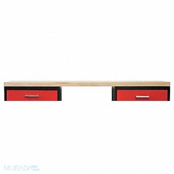 HALLOWELL Workbench Top Hardwood 60x24 Straight, 6XXU9