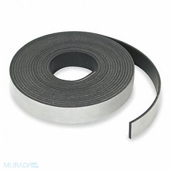 GRAINGER APPROVED Magnetic Strip 100 ft L 2 W, 6YA65