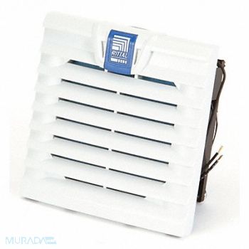 RITTAL Axial Fan Square 4-19/32 H 15 CFM, 6YDK7