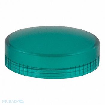 SCHNEIDER ELECTRIC Pilot Light Lens 22mm Green, 6YEN8