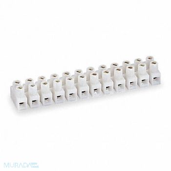 GRAINGER APPROVED Barrier Strip 20 A 22 AWG 12 AWG, 6YH99