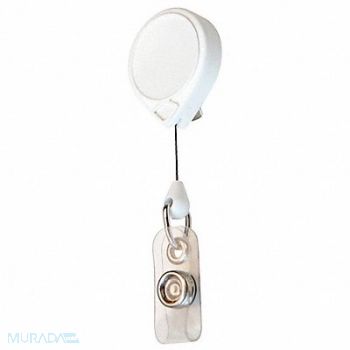 KEY-BAK White MiniBak ID Standard Clip, 6YLL6