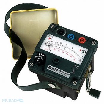AEMC Megohmmeter 250/500/1000V DC Analog, 6YPR4