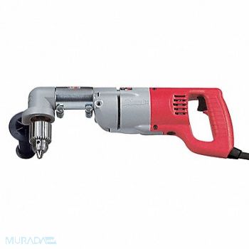 MILWAUKEE Drill Kit Corded Right Angle 1/2 in, 6Z338
