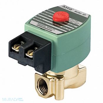 REDHAT Solenoid Valve Brass NC Air Inert Gas, 6ZAK6