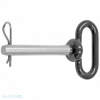 BUYERS PRODUCTS Hitch Pin 4 1/2 in Zinc Plated Yellow, 6ZAL2