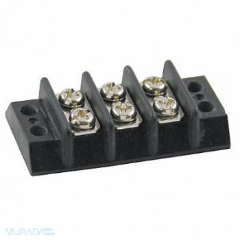GRAINGER APPROVED Terminal Strip 15 A 22 AWG 14 AWG, 6ZEF3
