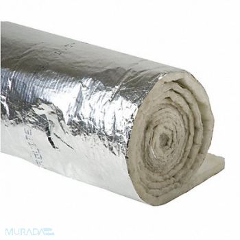 JOHNS MANVILLE Duct Insulation 1-1/2 x 48 x 25Ft, 6ZKK3