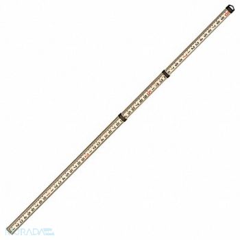 JOHNSON Telescoping Leveling Rod Rect 8 ft, 6ZTL6