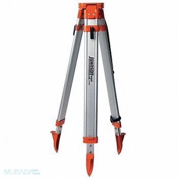JOHNSON Tripod 5/8-11 48 to 60 In L Aluminum, 6ZTL7