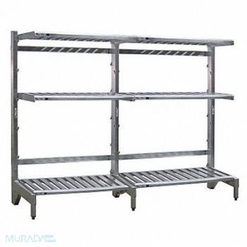 NEW AGE CntlvrRk Almnm 21 inx72 inx120 in, 6ZUA8