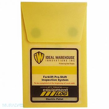 IDEAL WAREHOUSE INNOVATIONS INC. Replacement Checklist Book 7 5/8 dia PK4, 794LJ9