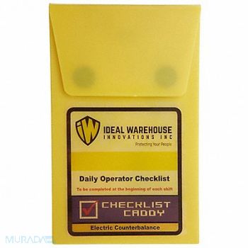 IDEAL WAREHOUSE INNOVATIONS INC. Replacement Checklist Book 7 1/4 dia PK5, 794LK6