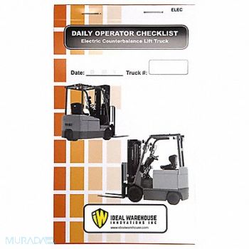 IDEAL WAREHOUSE INNOVATIONS INC. Replacement Checklist Book 7 1/4 dia PK5, 794LK2