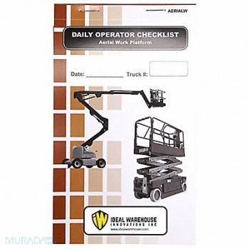 IDEAL WAREHOUSE INNOVATIONS INC. Replacement Checklist Book 7 1/4 dia PK5, 794LK7