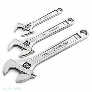 CRESCENT Adjustable Wrench Set 6 8 10 3 pcs., 700F56