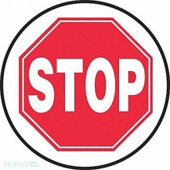 SLIP-GARD Floor Sign 17 inx17 in Vinyl, 704D57