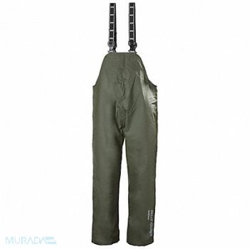 HELLY HANSEN Rain Bib Overall Unrated Green 6XL, 21XY34