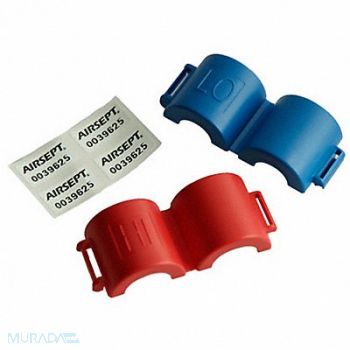 AIRSEPT A/C Security Caps 6 in O.D. Plastic, 45NL67