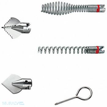 ROTHENBERGER Drain Cleaning Set 2 Augers 2 Cutters, 60PZ14