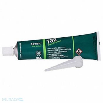 DOW CORNING Silicone Sealant White 732, 53DC12