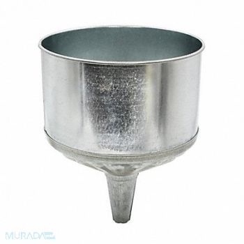 LUBRIMATIC Funnel Galvanized 8 qt. Cap., 737Z29