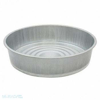 LUBRIMATIC Drip Pan Galvanized 3-1/2 gal., 737Z37