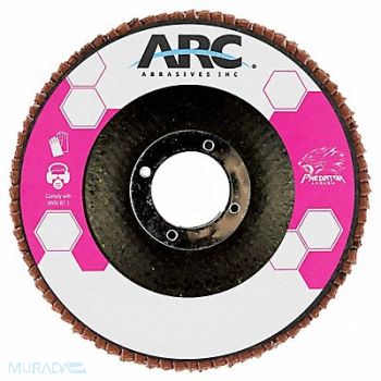 ARC ABRASIVES Flap Disc Coated Ceramic, 804C01