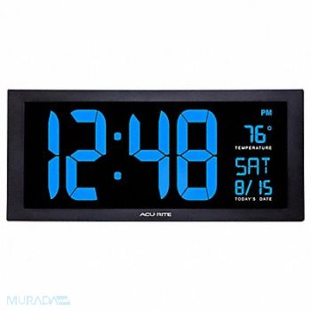ACURITE Clock Jumbo Calendar Digit Indoor Tem, 69AR72