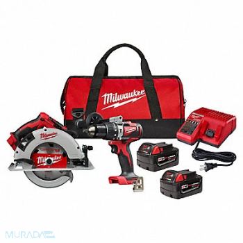 MILWAUKEE Combo Kit 2 Tools 18V DC, 780AW5