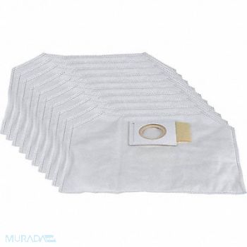 MAKITA Vacuum Bag 13 3/4 in NonReuse Cloth PK10, 780U03