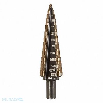 MILWAUKEE Step Drill Bit, 780U05