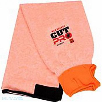 MCR SAFETY Cut Resistant Sleeve Orange Universal, 781G18