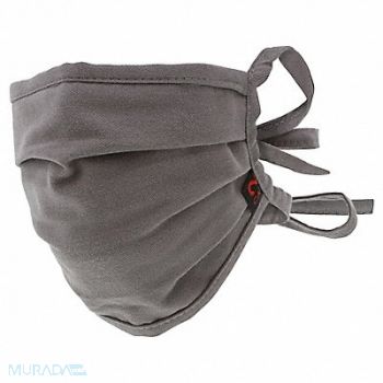 MCR SAFETY Face Mask 6.6 cal/sq cm Gray, 781GU7