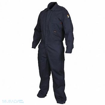 MCR SAFETY Coverall 8.7 cal/sq cm Navy Blue, 781GW3