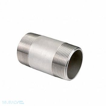 GRAINGER APPROVED Nipple 150 psi SS 3, 782HN7