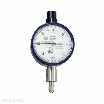 MITUTOYO Dial Indicator 0 in to 0.1 in Balanced, 782K76
