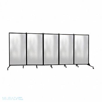 SCREENFLEX Panel full frosted room divider, 782KN8