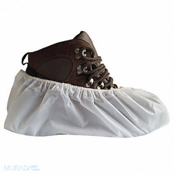 INTERNATIONAL ENVIROGUARD Shoe Cover White Universal PK300, 782T36