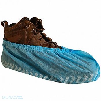 INTERNATIONAL ENVIROGUARD Shoe Cover Blue XL PK300, 782T49