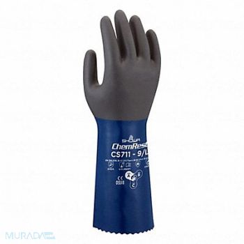 SHOWA Glove Chemical Resistat Seamless Knit PR, 783AA6