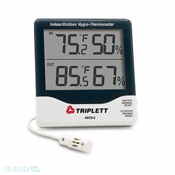 TRIPLETT Relative Humidity/Temperature Indicator, 783AM5