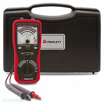 TRIPLETT Insulation Tester 250/500/1000V Analog, 783AP3